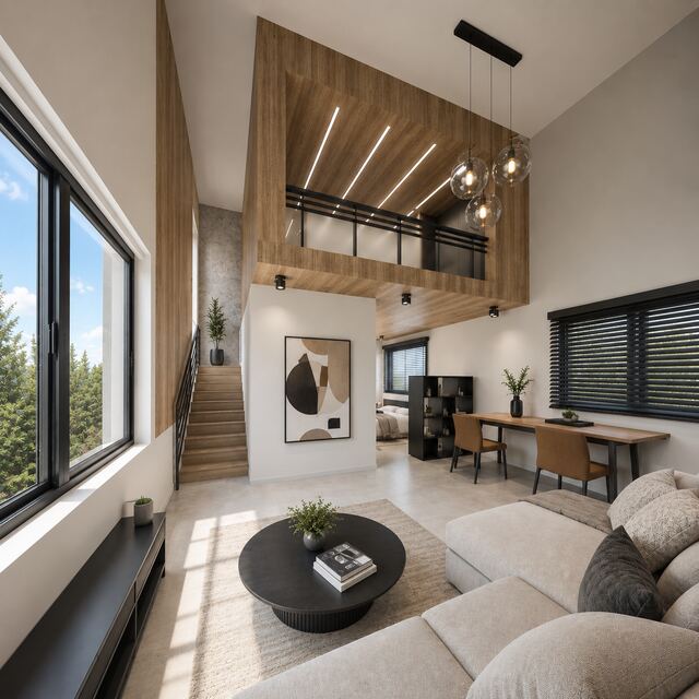 Aménagement intérieur — rendu